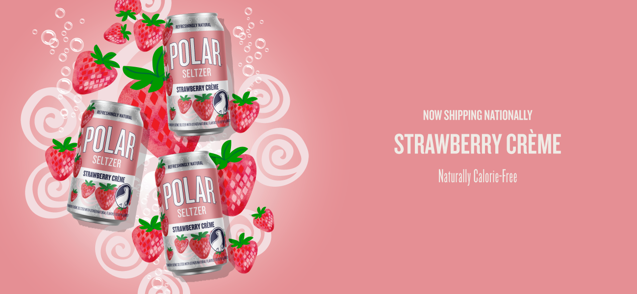 Polar Seltzer Strawberry Creme
