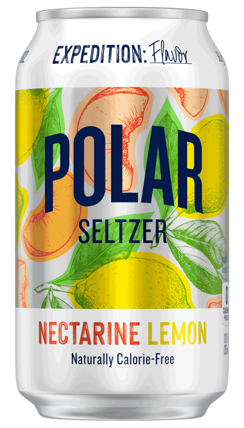 Polar Seltzer Expedition: Nectarine Lemon