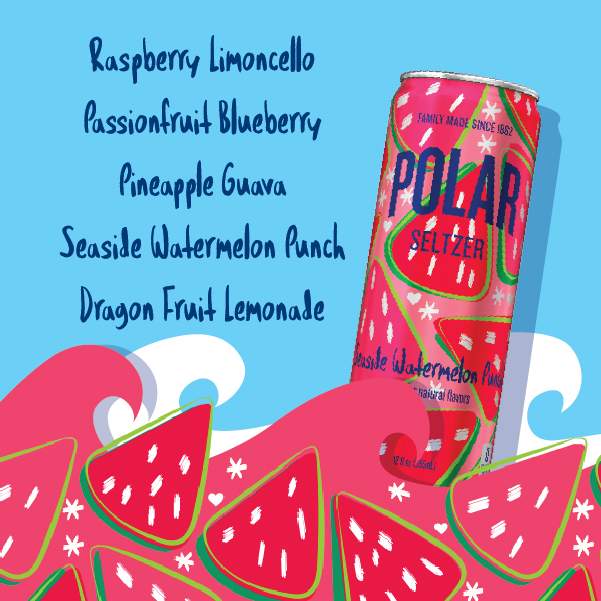 Polar Seltzer Refreshingly Natural Family Made Since 1882