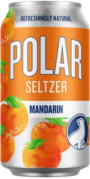Polar Seltzer Mandarin 12oz can