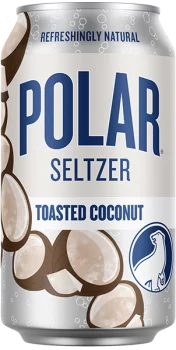 Polar Seltzer Toasted Coconut 12oz can
