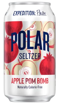 Polar Seltzer Apple Pom Bomb