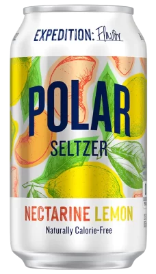 Polar Seltzer Nectarine Lemon